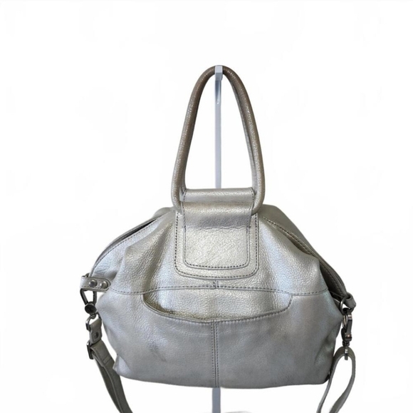HOBO Sheila Medium Metallic Leather Handbag - Picture 1 of 9